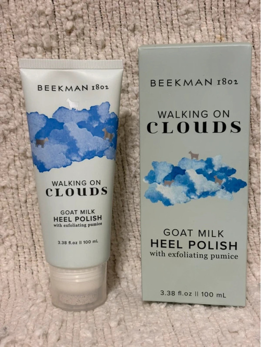 Beekman 1802 Walking On Clouds Goat Milk Foot Polish and Exfoliating Pumice